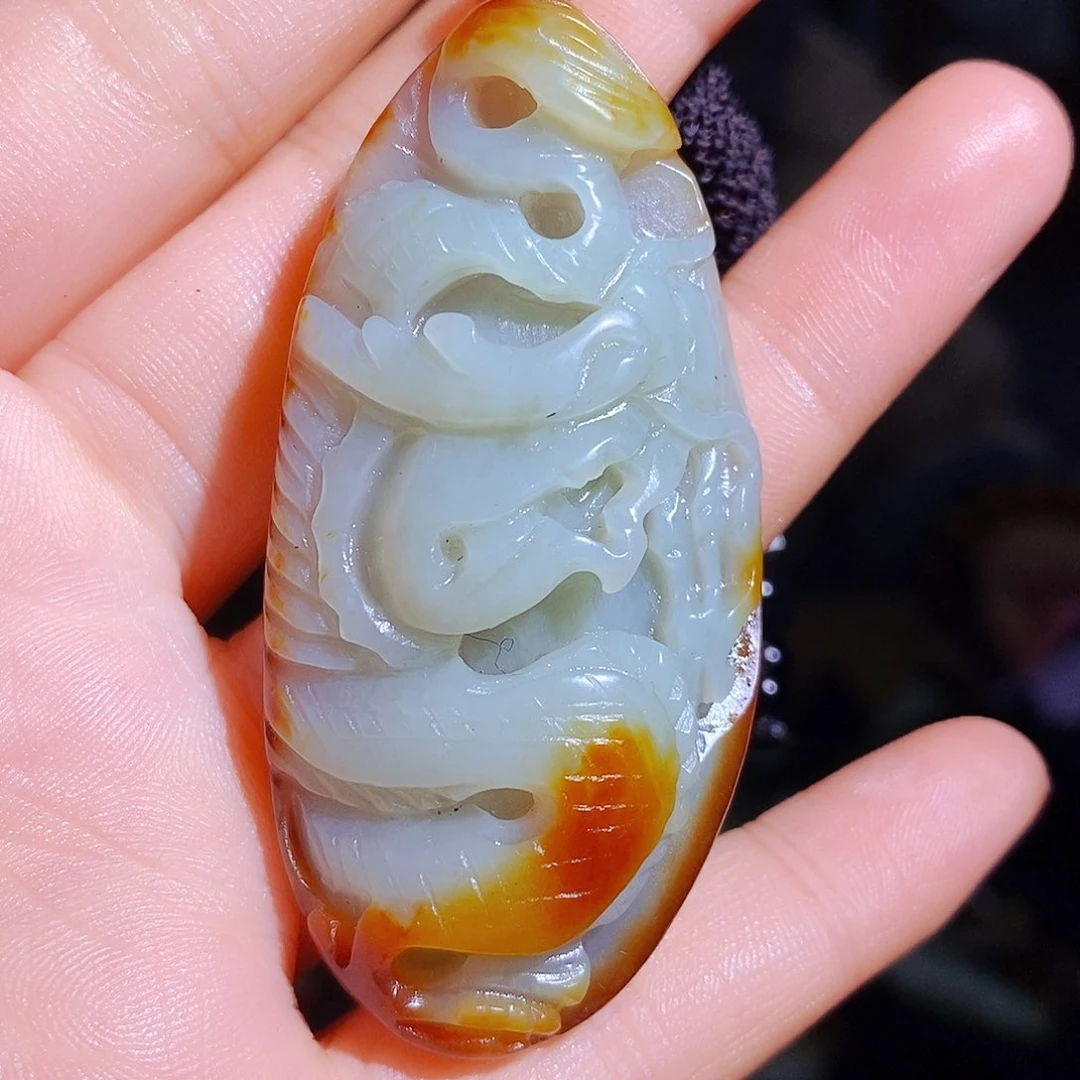 和田玉颈饰未镶嵌