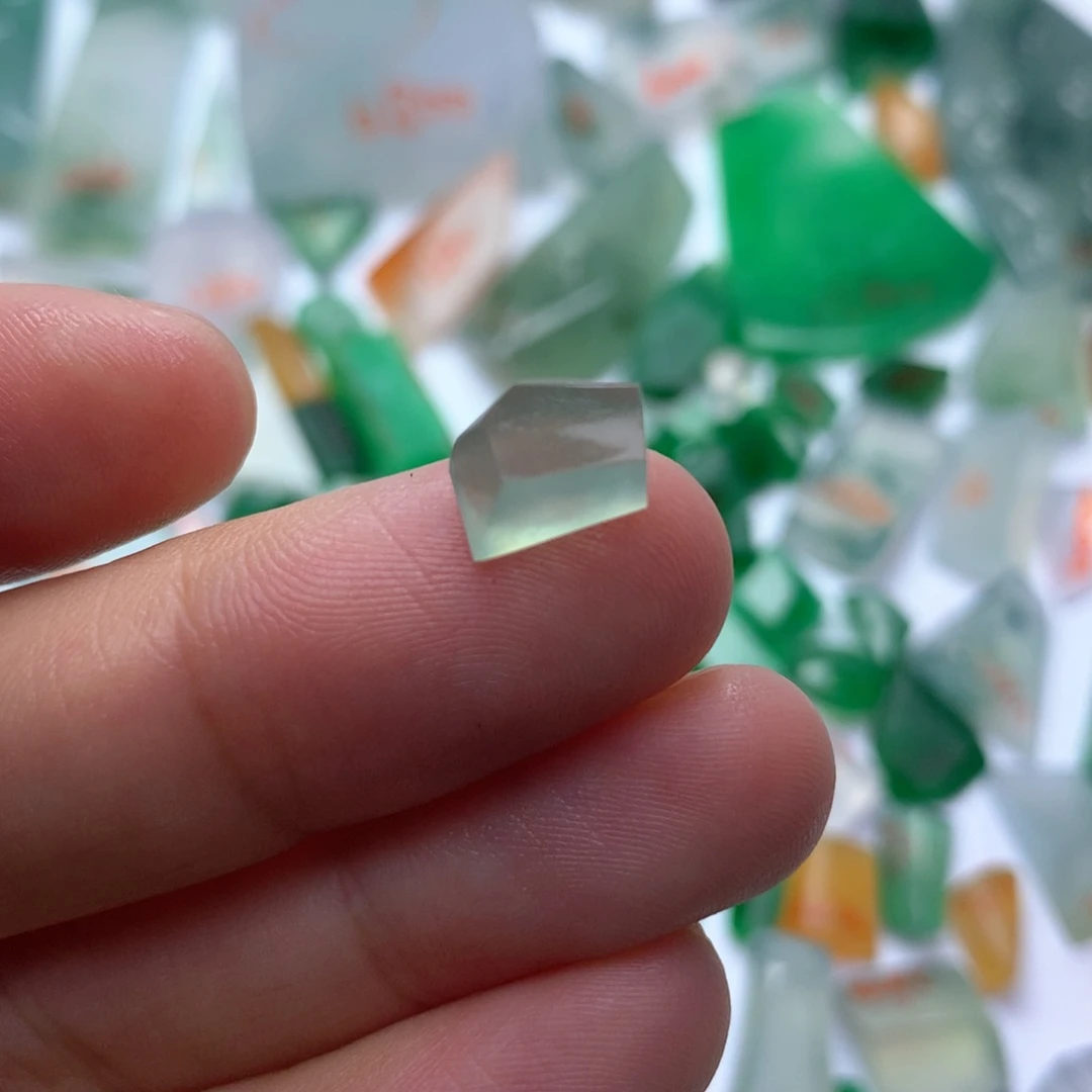 定制翡翠未镶嵌天然缅甸翡翠吊坠挂件