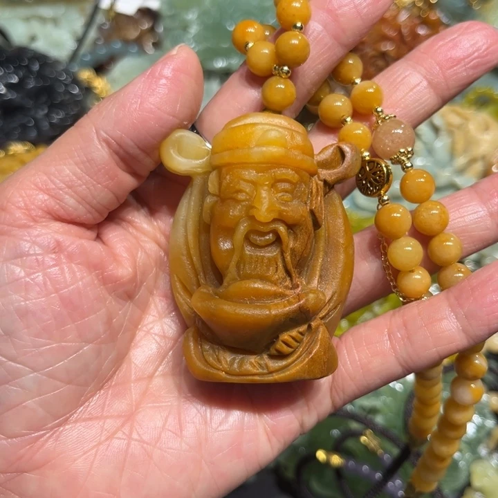 未镶嵌岫玉毛衣链