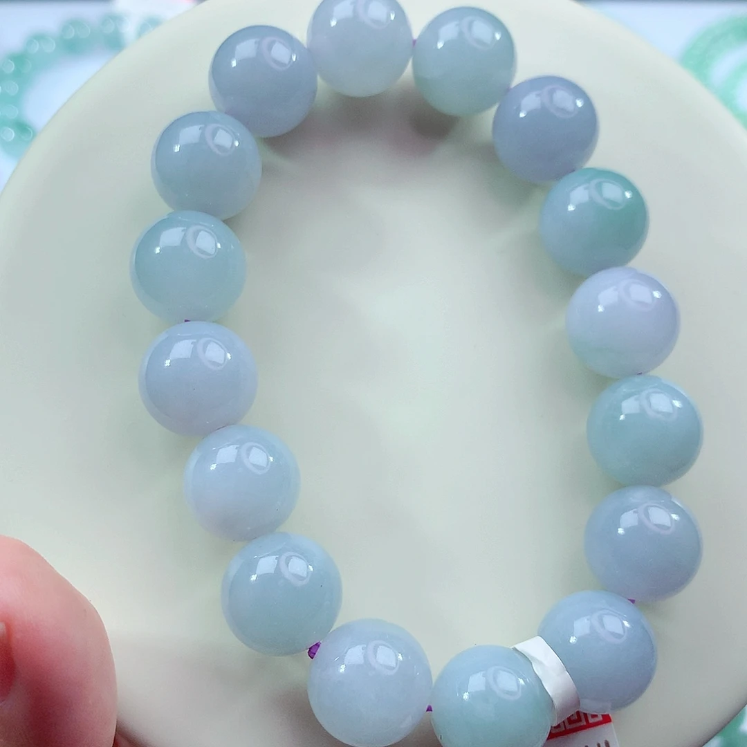 翡翠未镶嵌手链卡12.8