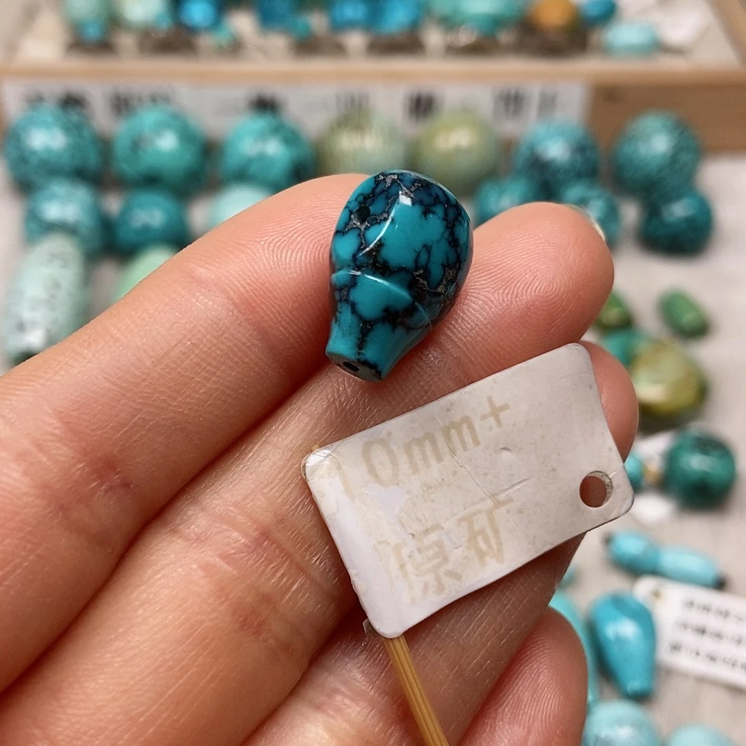 未镶嵌绿松石珠宝半成品