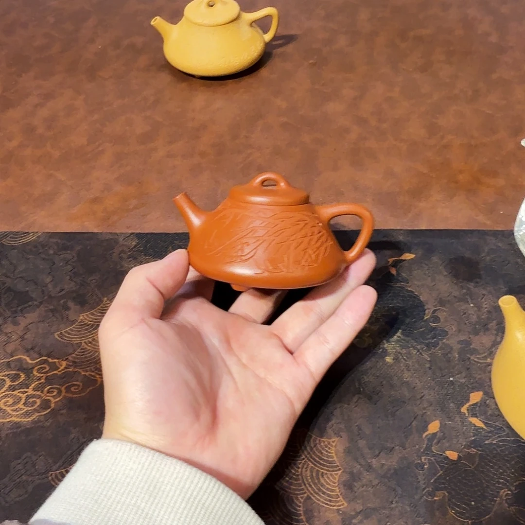 观***雨茶壶紫砂原矿紫砂壶