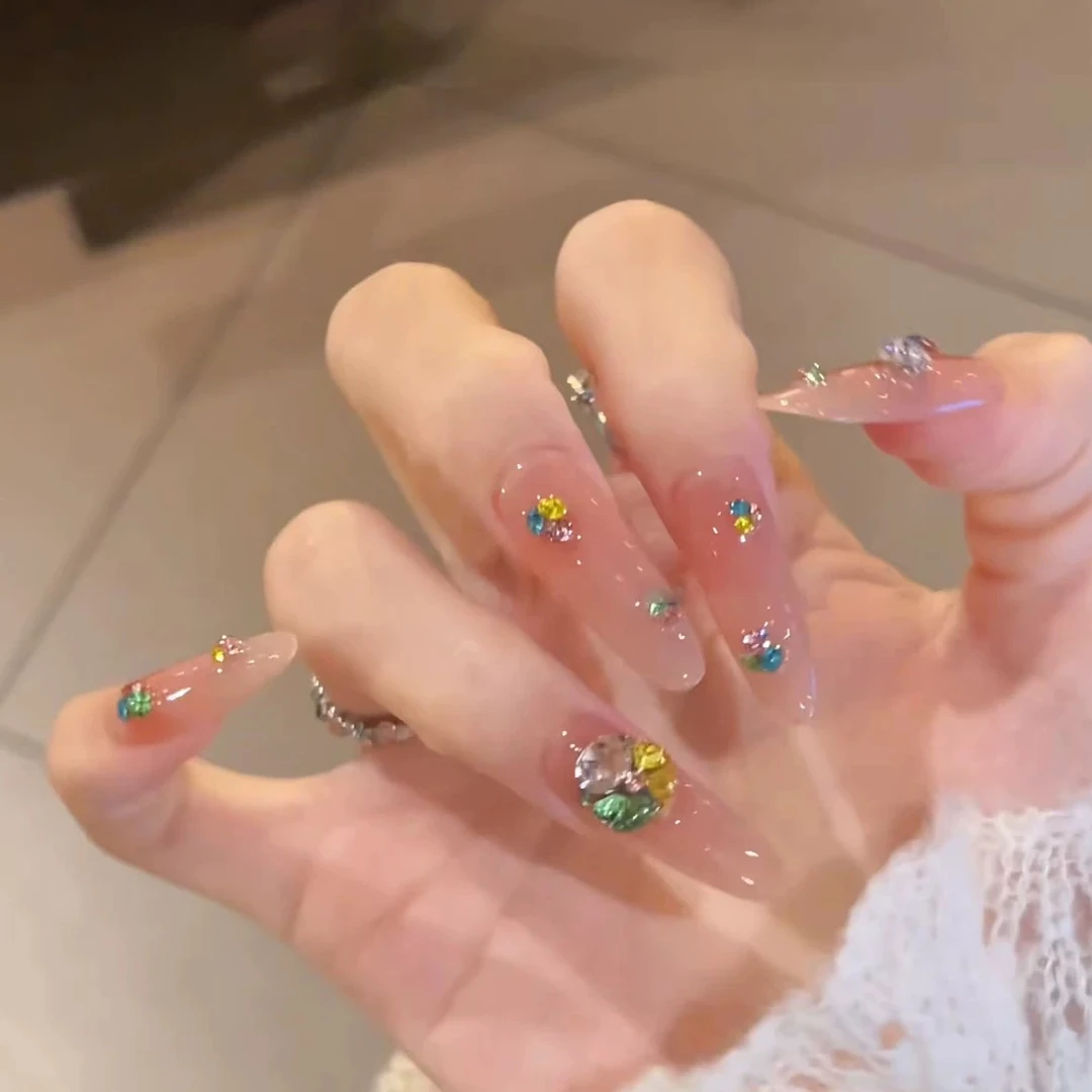 【缤纷夏日】纯手工定制美甲拆卸穿戴甲