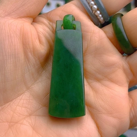 未镶嵌和田玉挂件大秤砣