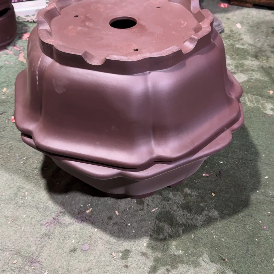 清***客紫砂花盆紫砂花盆