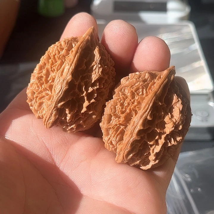 文玩核桃把件37尺大花