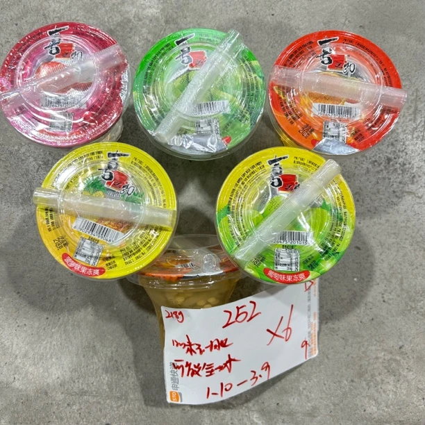 252 果冻爽杯装218g（到手6杯 可能全一味）