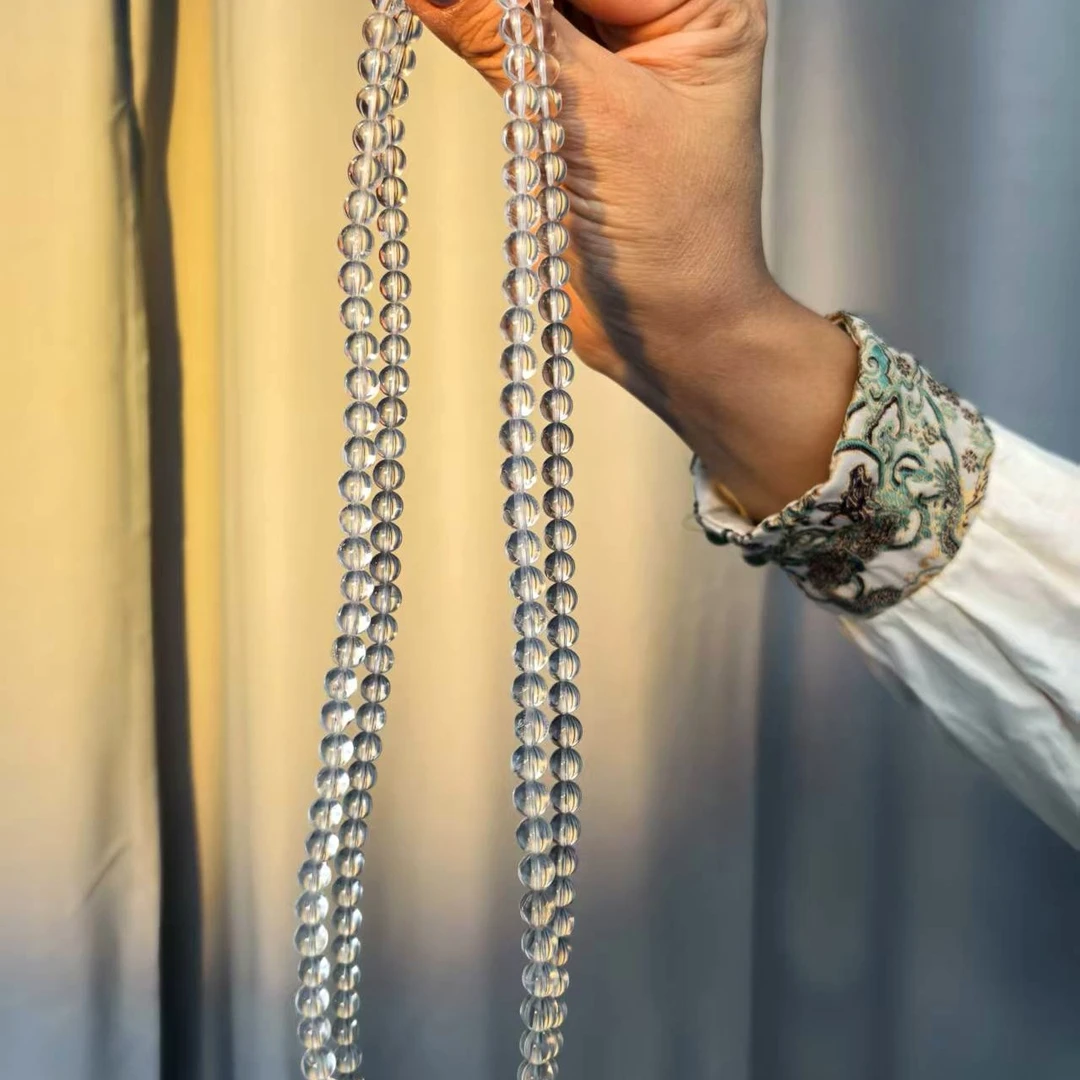 天然白水晶三圈「AAA走基地+证书」