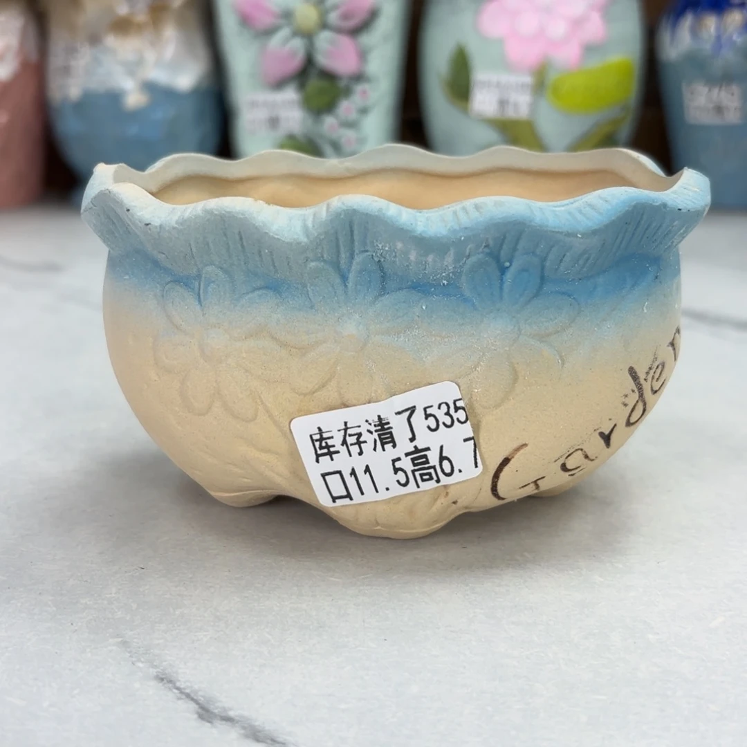 @夏西陶瓷花盆@@5535