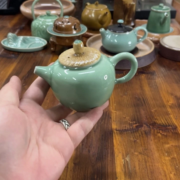龙泉青瓷茶器微瑕8959