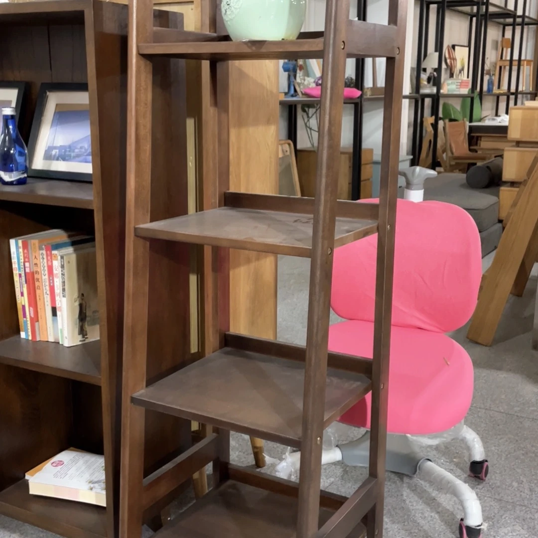 木置物架胡桃色胡桃木