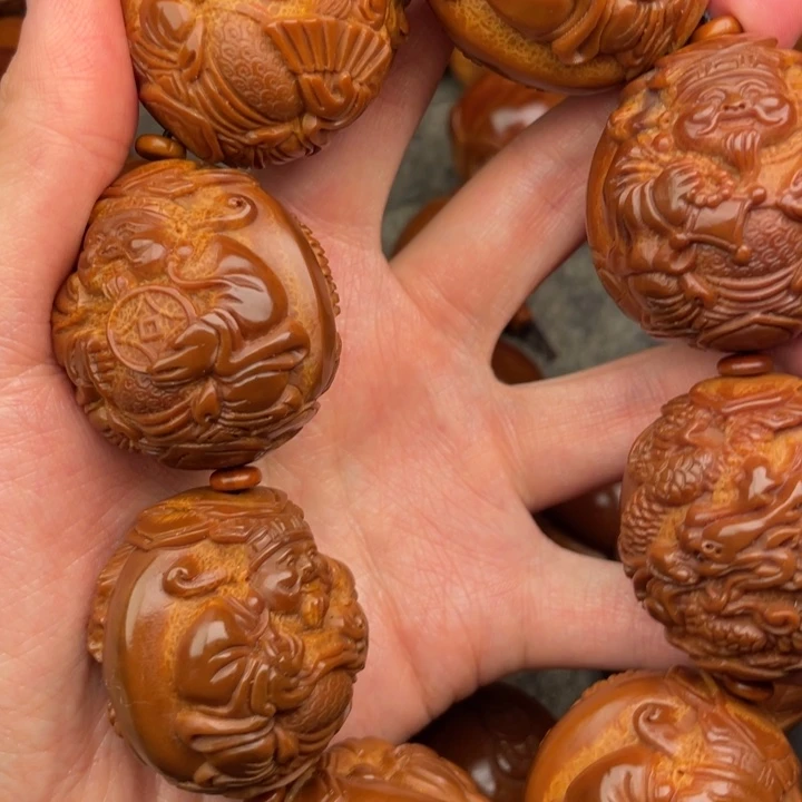 一***黑橄榄核吊坠橄榄核