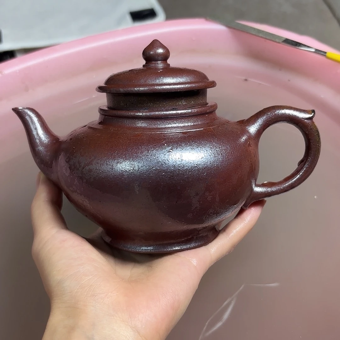 茶壶紫砂柴烧紫砂笑樱
