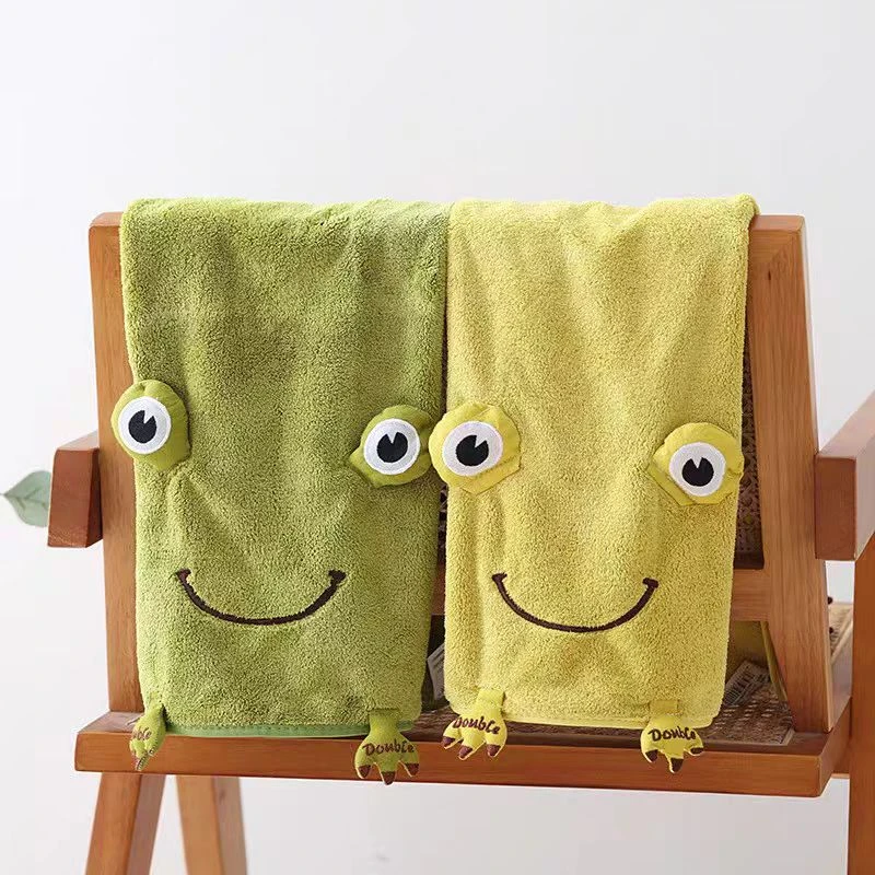 青蛙王子高密加厚速干柔软珊瑚绒浴巾成人洗澡