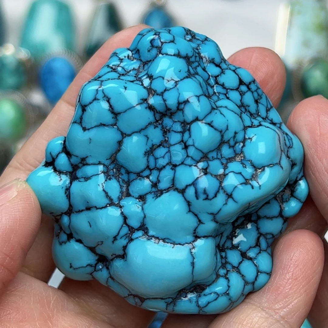 绿松石珠宝奇石未镶嵌