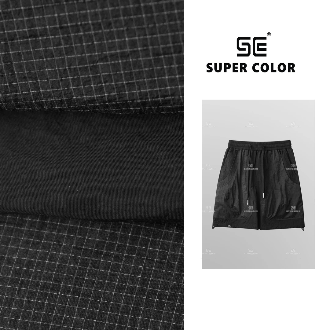 supercolor【黑武士短裤】25ss//春夏季新款潮流极简风拼接短裤 3