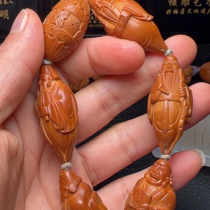 手串/手链橄榄核恩五福临门