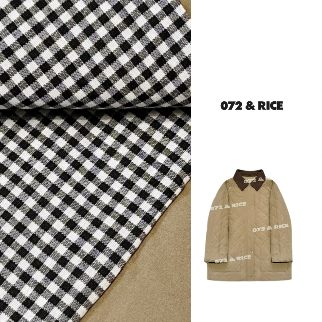 072 & RICE【太妃糖】春季休闲翻领长袖棉服外套 MU0486