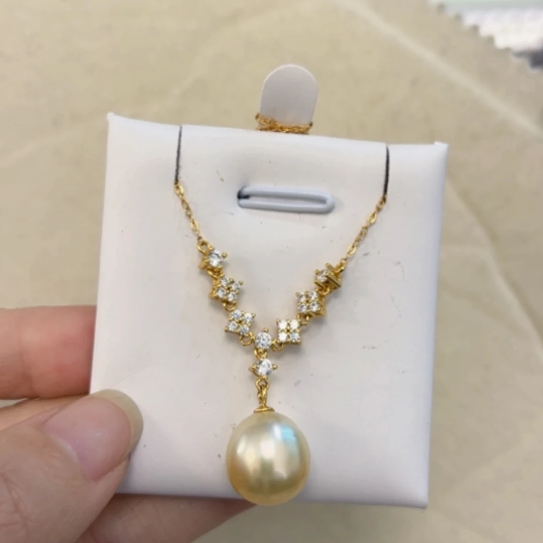 【闪购商品】海水珍珠颈饰银S925镶嵌