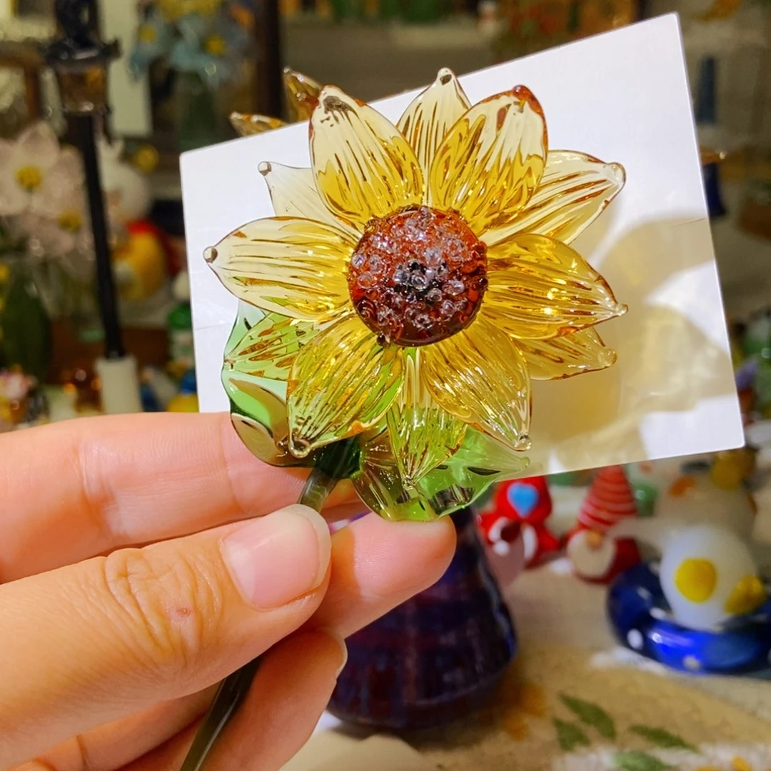 手工艺品琉璃向日葵