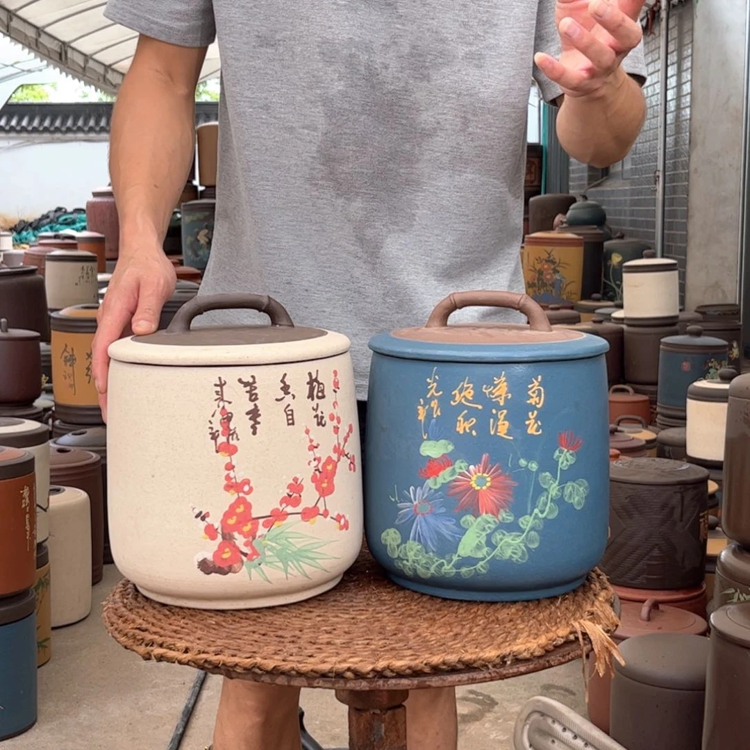 紫砂茶叶罐8 饼茶叶罐