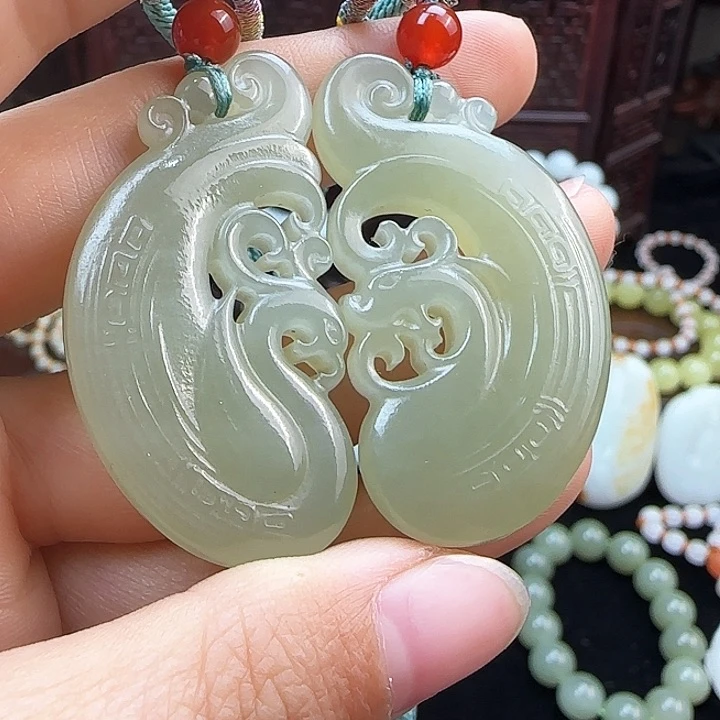 和田玉挂件未镶嵌定制发货