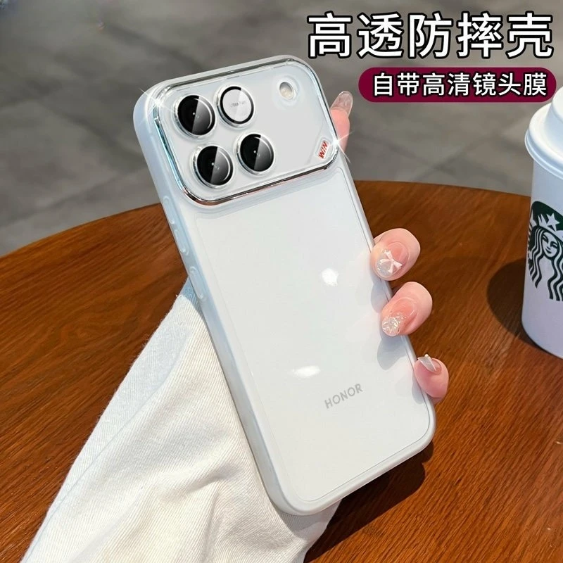 适用荣耀WIN手机壳新款2025自带镜头膜WINRT透明防摔保护壳套男女