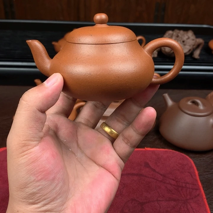 茶壶紫砂全手工梨型