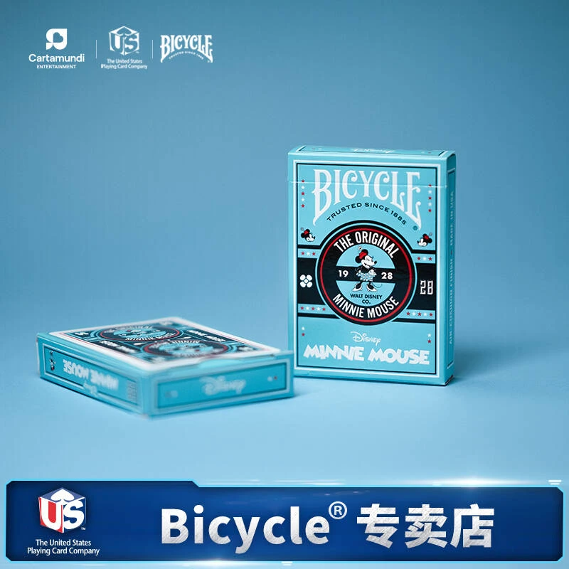 Bicycle迪士尼联名扑克牌纸牌卡通周边米妮