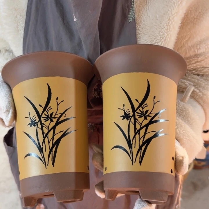 紫砂紫砂花盆包邮15*20