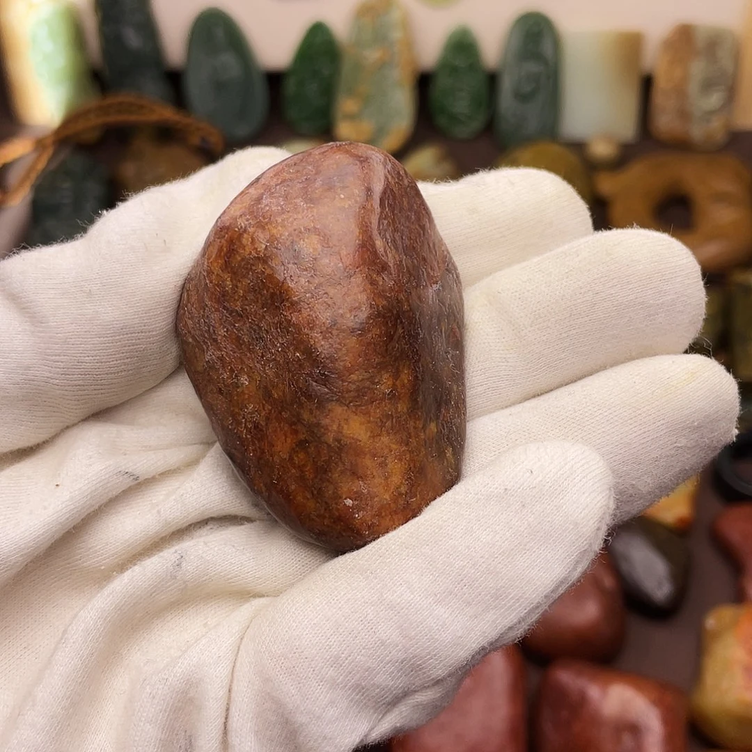 岫岩河磨玉（透闪石质玉）未镶嵌颈饰