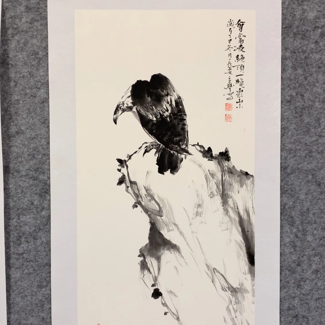 国画花鸟作品写意