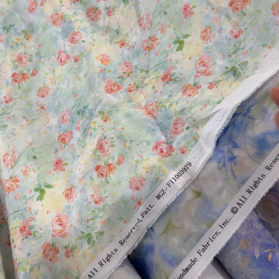 棉一米价纯棉60支贡缎1.1米宽果子D