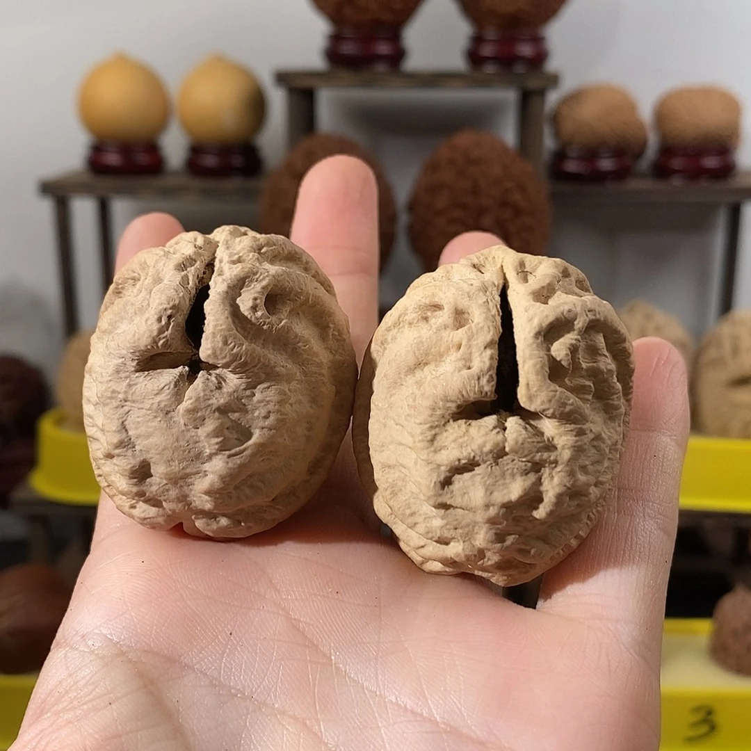 把件文玩核桃鬼脸39练手