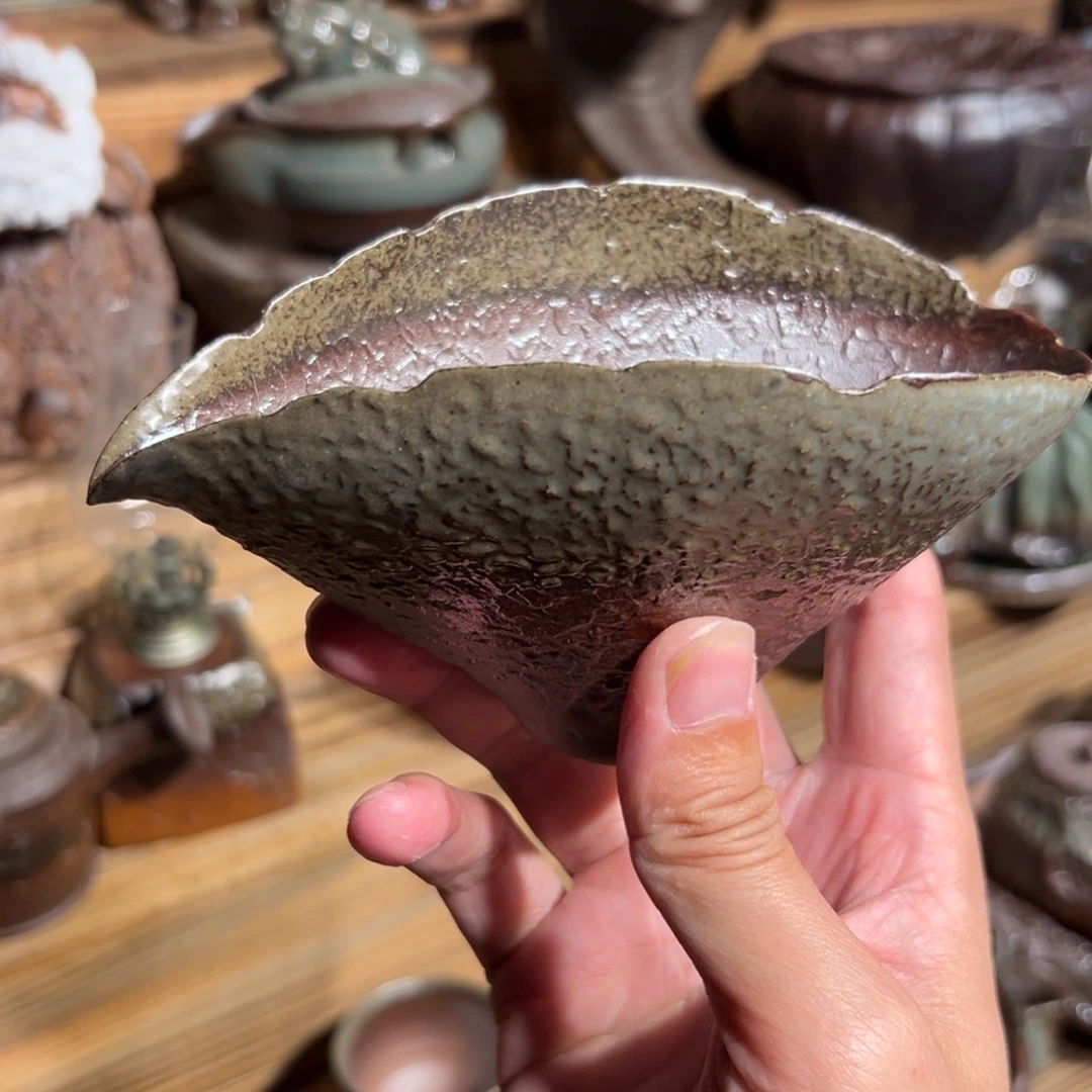 复古风格老陶泥系列茶盘茶具摆件