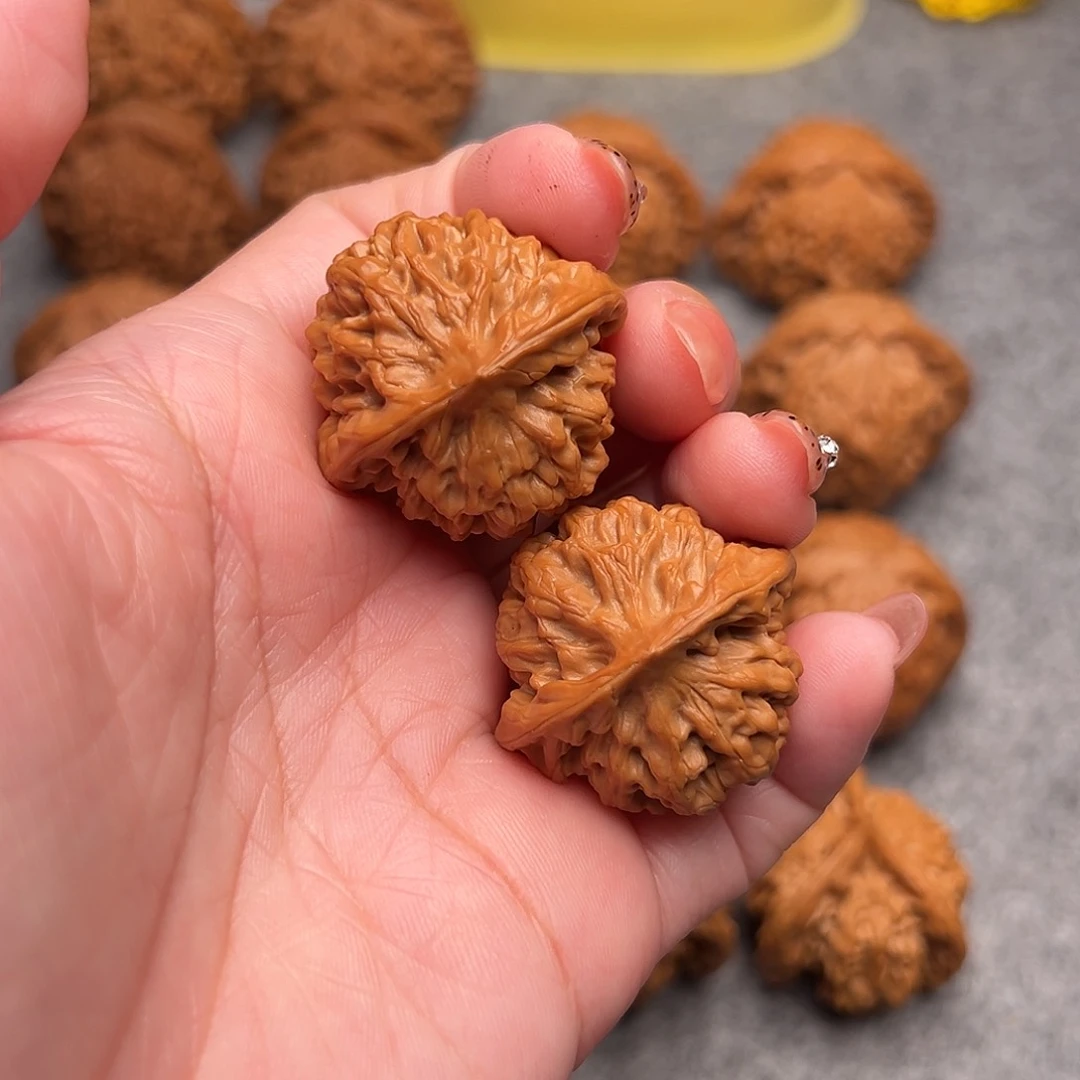 把件文玩核桃精品野生秦闷狮子头33全品毕业款