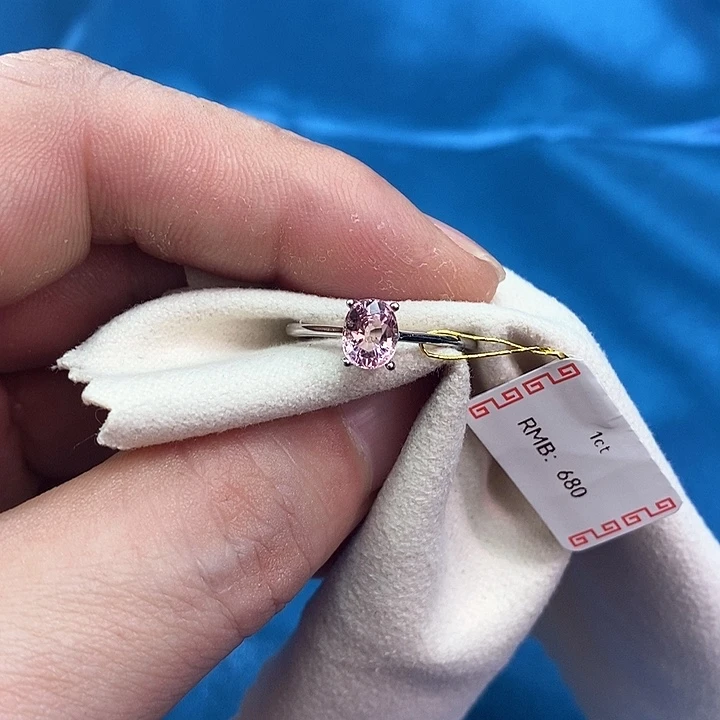 碧玺戒指银S925镶嵌K***n