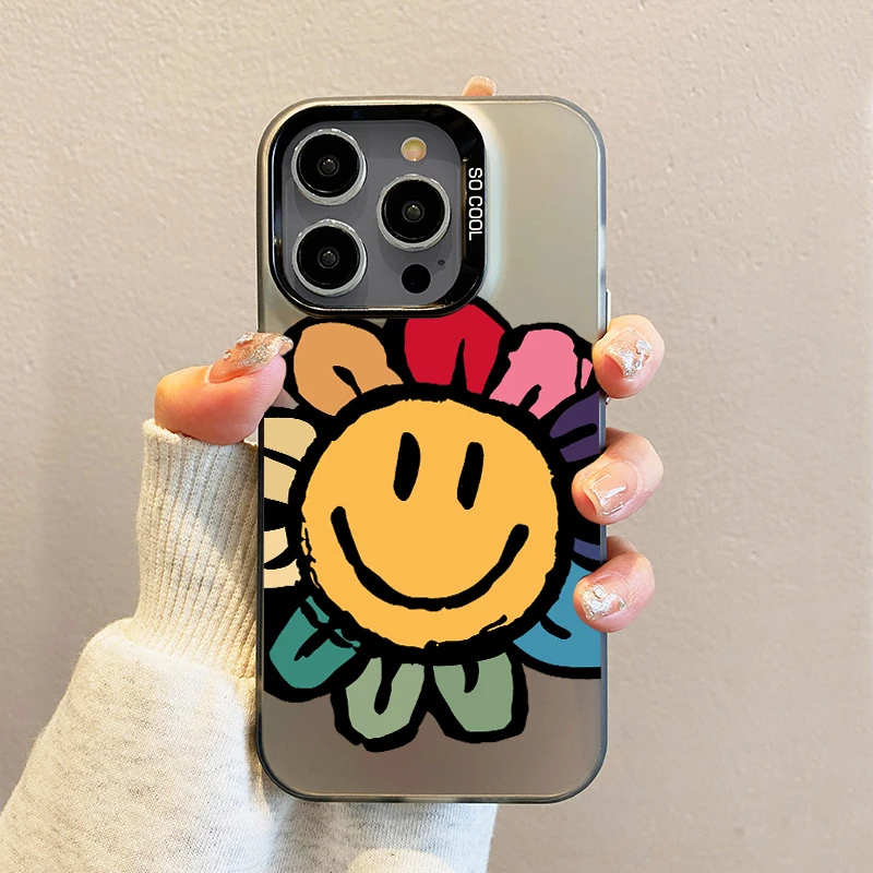 适用苹果16手机壳iphone15promax夏日14太阳花13超薄防摔保护套