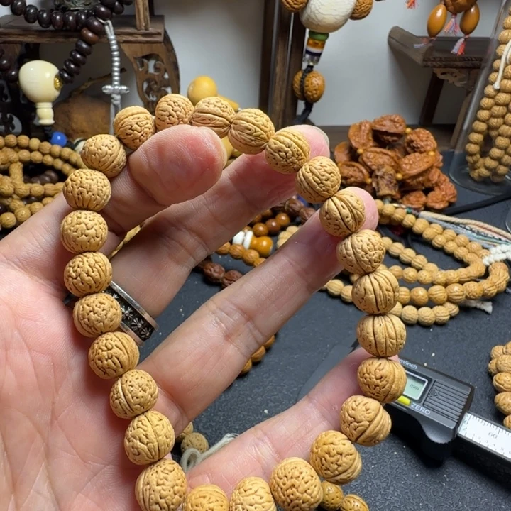 越***物桃核手串桃核手串