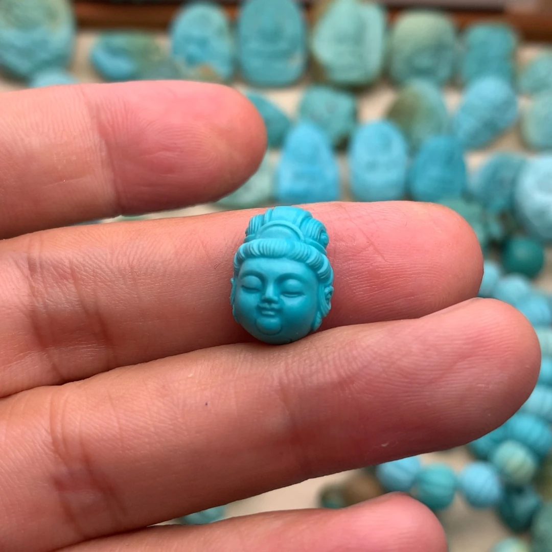 绿松石未镶嵌吊坠(不含链)j***a