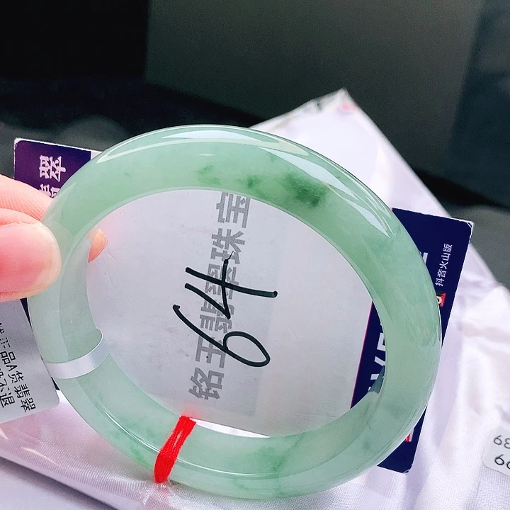 翡翠未镶嵌手镯缅甸天然a货翡翠手镯
