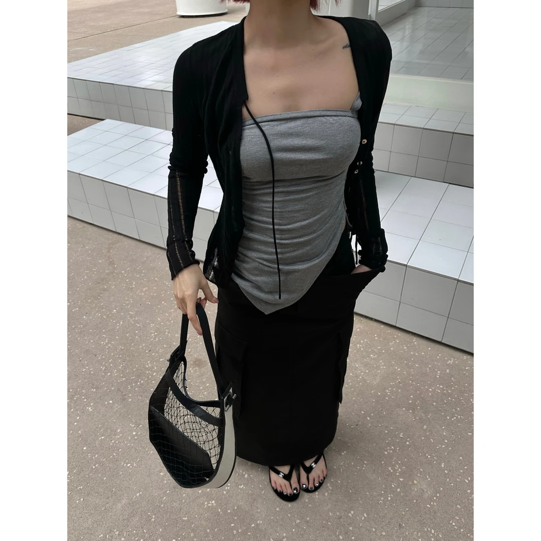 ANNAMOOER 设计师品牌 25春夏新品  不规则吊带SOLSOL买手店