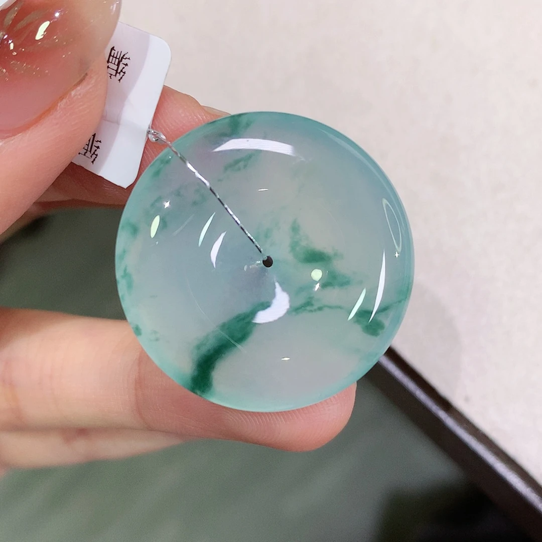 翡翠未镶嵌颈饰28.7-6