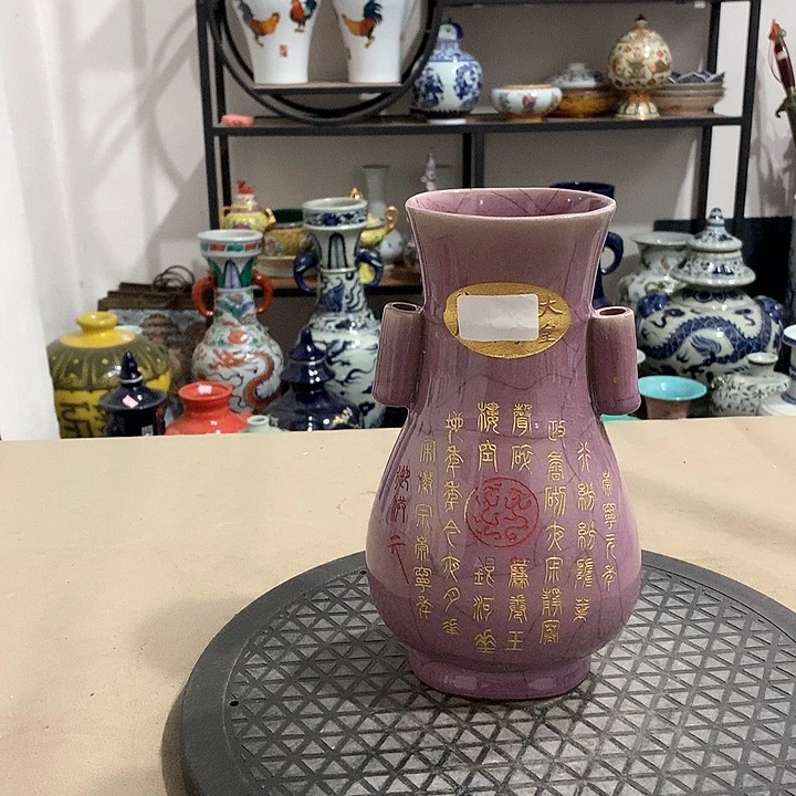 陶摆件博古架陶瓷摆件