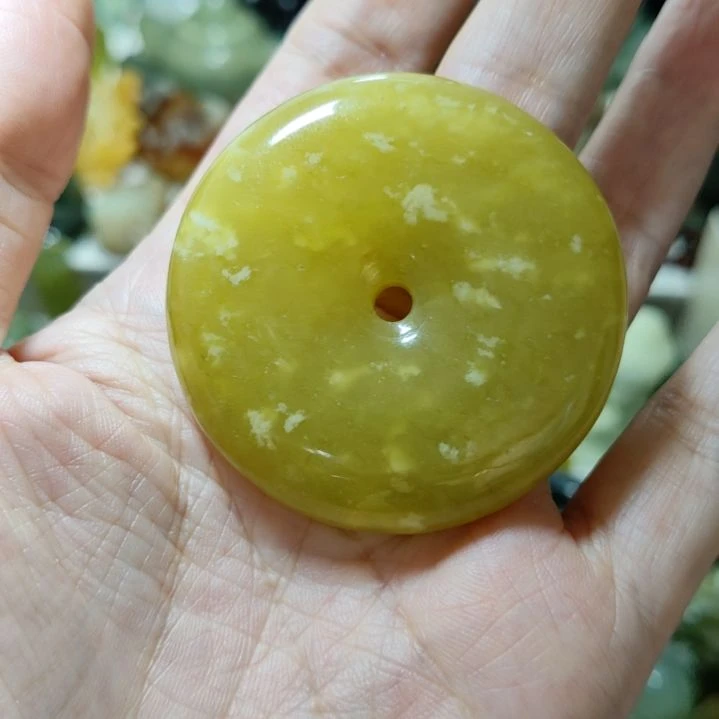 未镶嵌岫玉平安扣