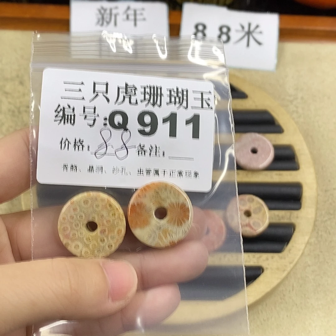 硅化珊瑚（珊瑚玉）1未镶嵌天***?