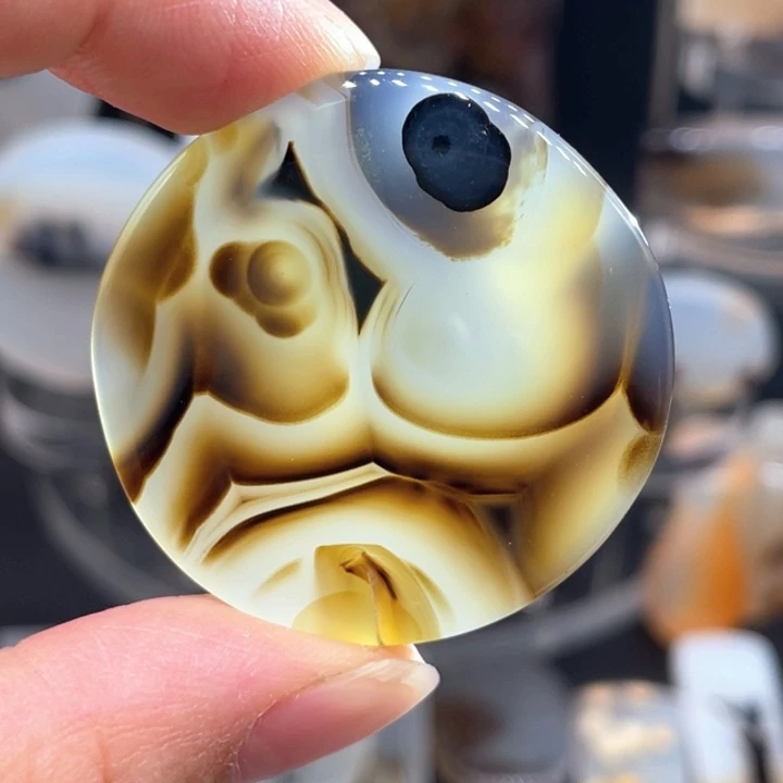 玛瑙/玉髓合金颈饰