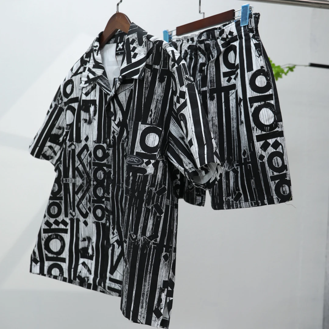 【街舞】潮牌男女帅气百搭时尚潮流衬衫外套1412-A15-3