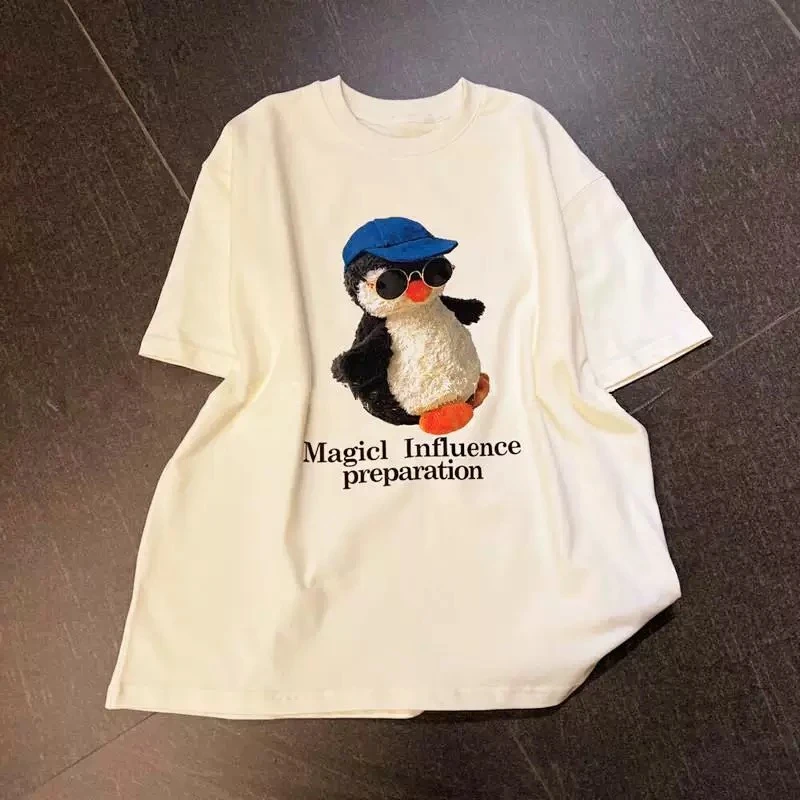 ZHANG.Z.Z【卡通】大版休闲磨毛百搭T恤