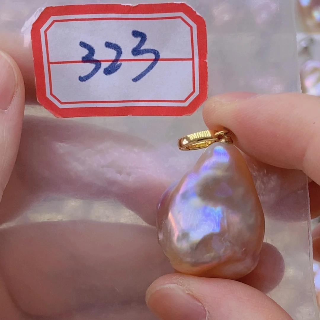 颈饰淡水珍珠银S925镶嵌